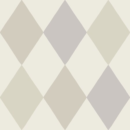 Manhattan Comfort Gilbert Kalas Lavender Diamond 33 ft L X 209 in W Wallpaper BR4111-63033